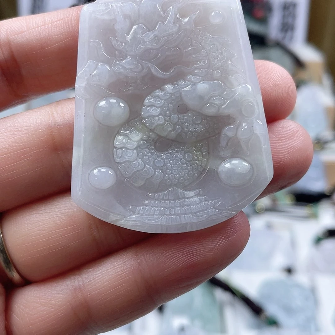 翡翠颈饰未镶嵌0519挂件