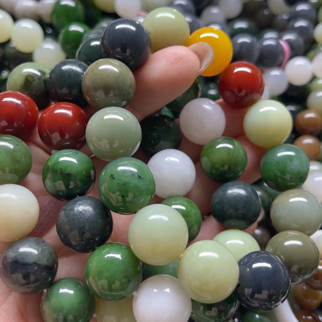 和田玉手链未镶嵌多样性，拍一发一