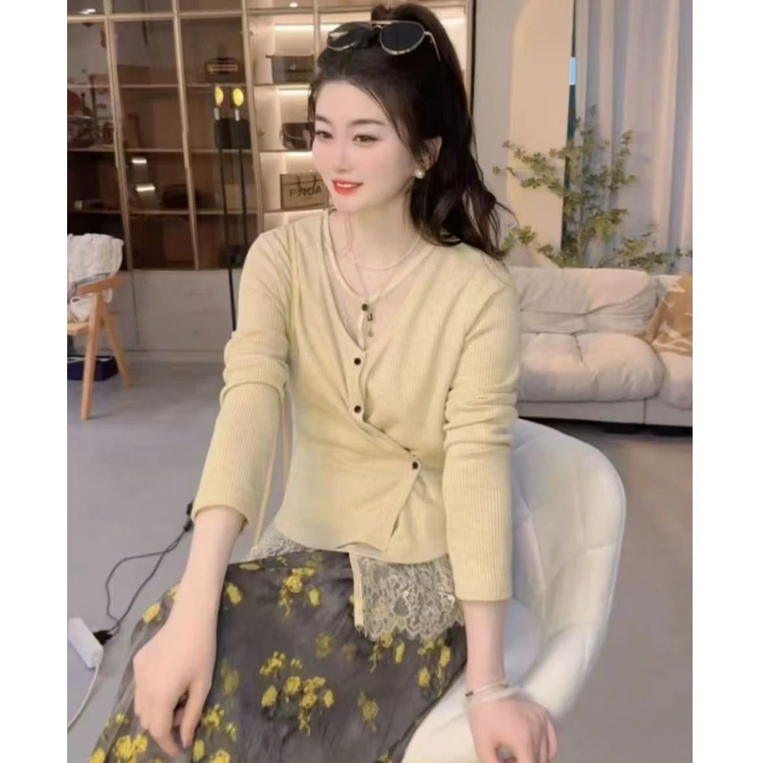 『拼接设计H』设计显瘦百搭时尚上衣283