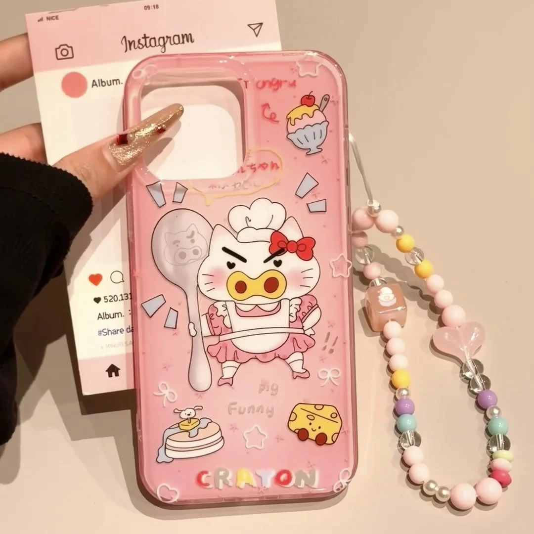 厨娘肥嘟嘟适用苹果iphone小米15promax防摔vivo华为oppo手机壳女