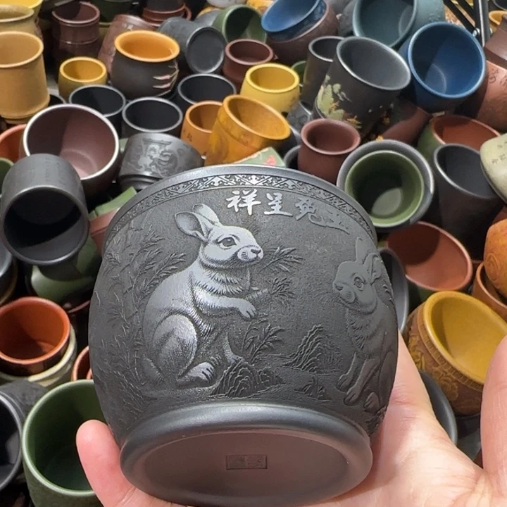 茶杯紫砂全手工紫砂