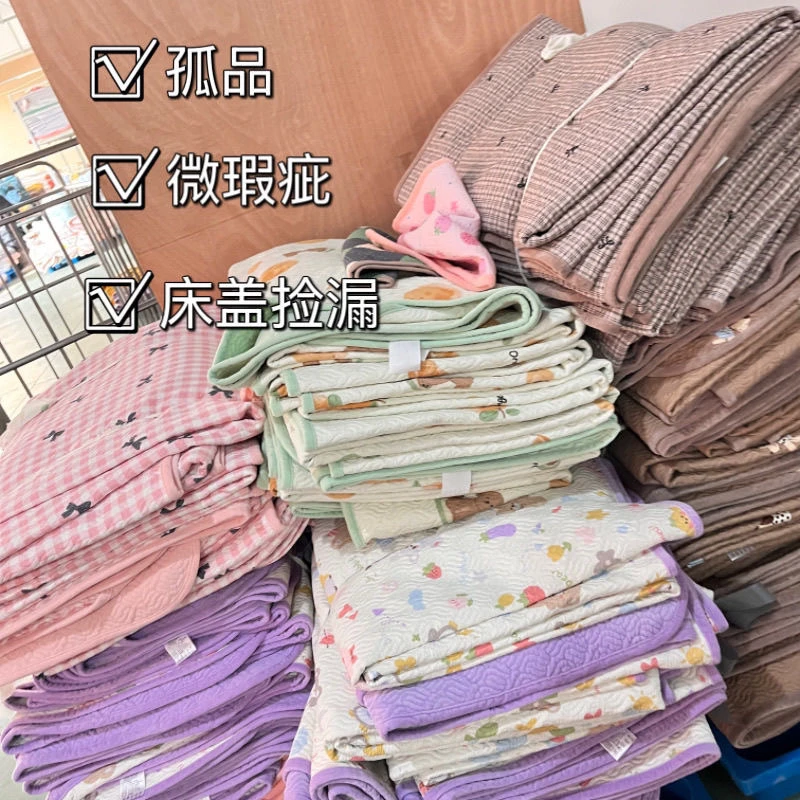 孤品浮力清仓三层夹棉单人床双人床榻榻米炕床单盖