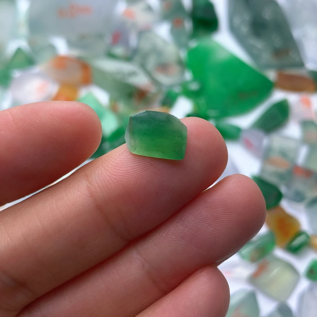 定制翡翠未镶嵌天然缅甸翡翠吊坠挂件