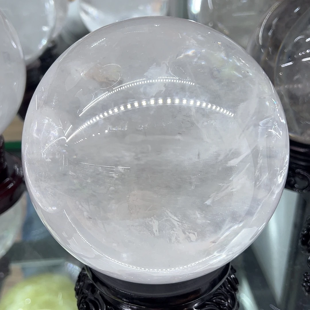 水晶水晶球摆件水胆未镶嵌