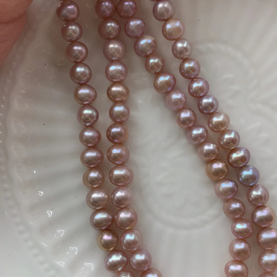 淡水珍珠6-7未镶嵌x32项链