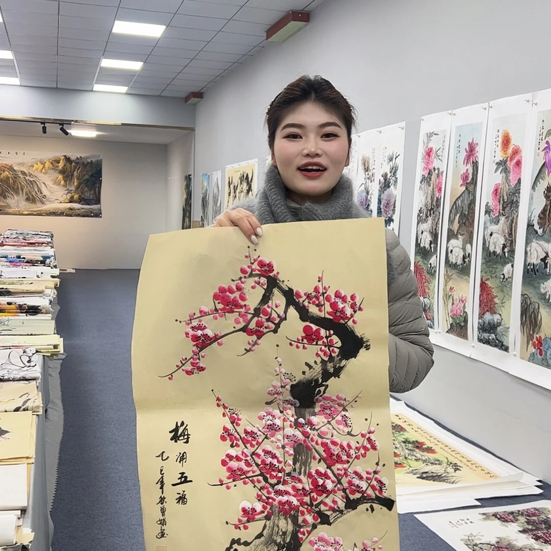 国画国画作品宣纸纯手绘