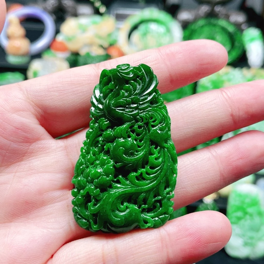 翡翠未镶嵌颈饰翡翠吊坠