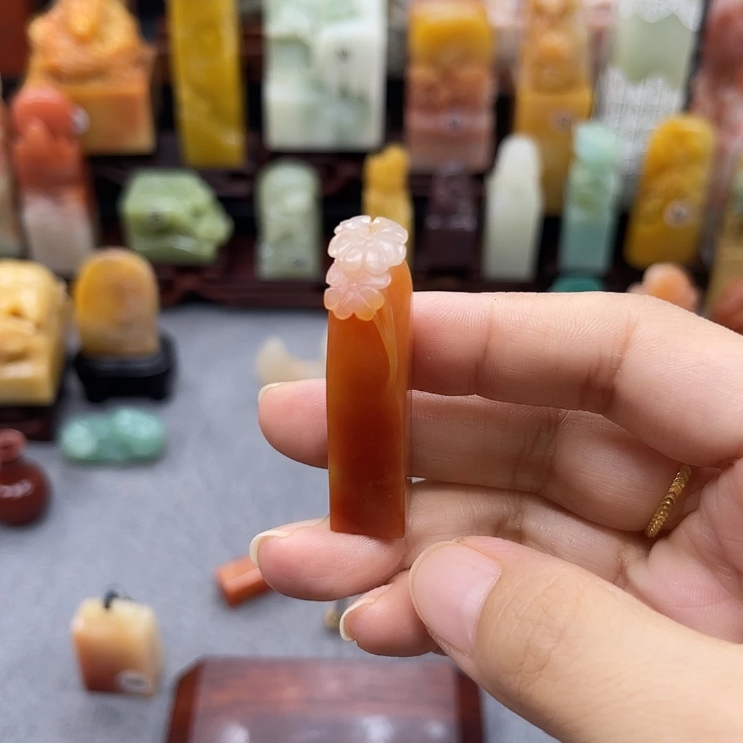寿山石印石晁***娘4491包邮包刻