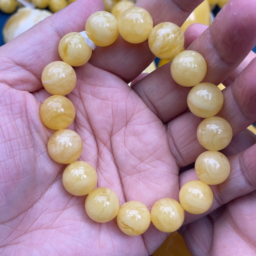 琥珀裸石未镶嵌琥珀蜜蜡11m m