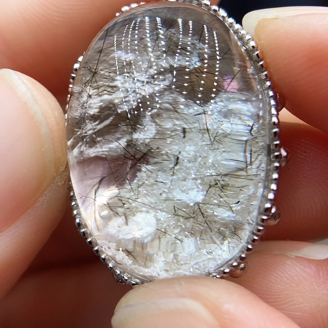 水晶魔盒银S925镶嵌艾*