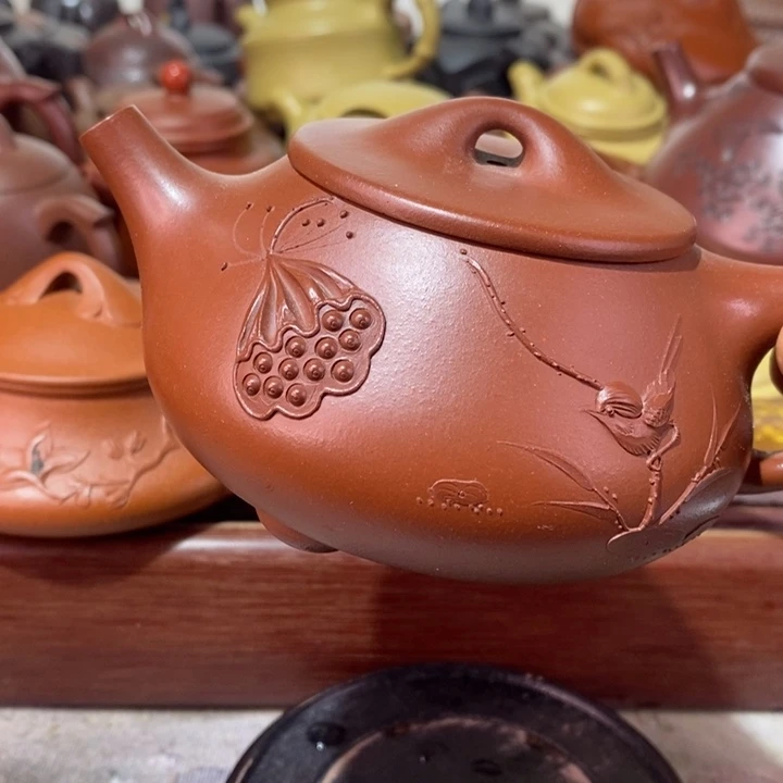 紫砂茶壶樱*精工制作