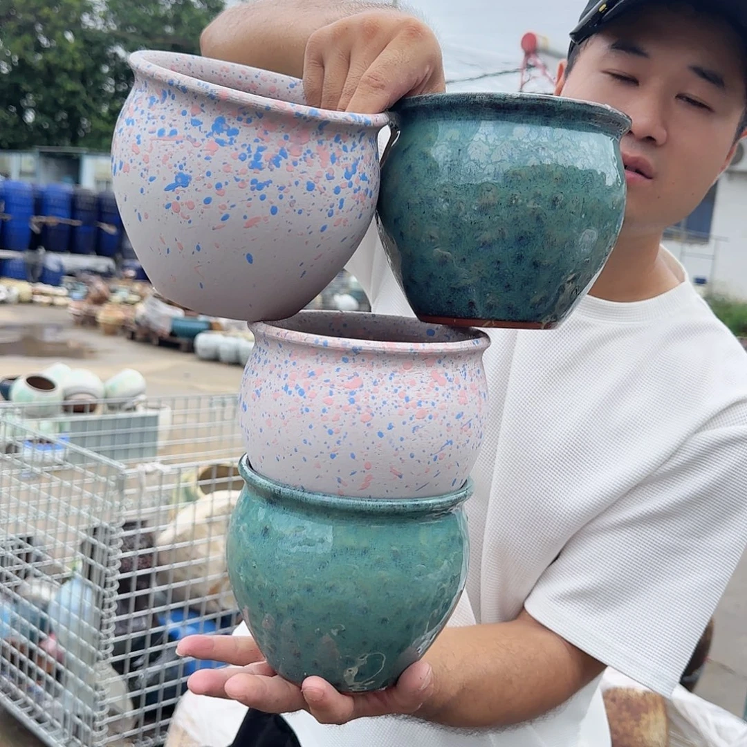 紫砂花盆王嫂花盆0924-541高15口13