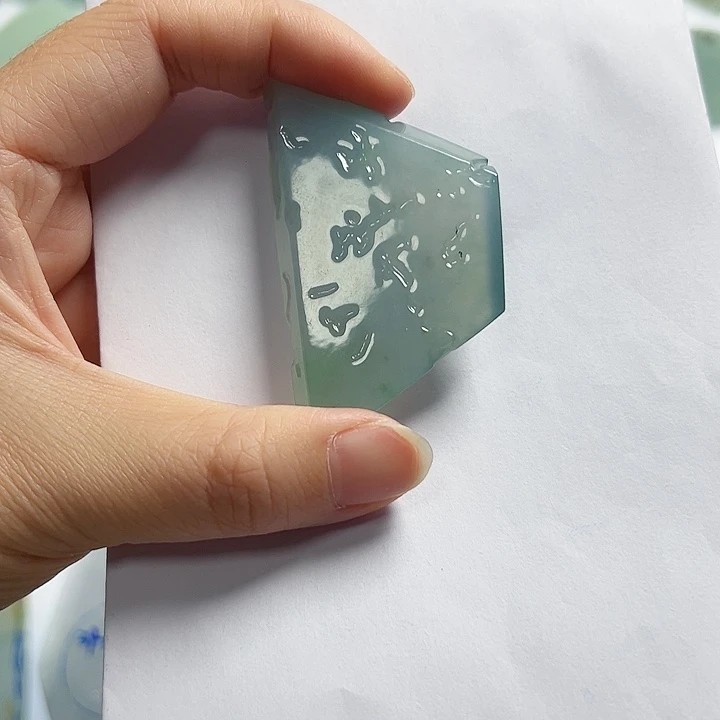 定制翡翠未镶嵌天然翡翠包工