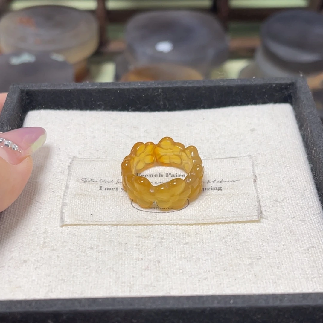 玛瑙/玉髓合金戒圈