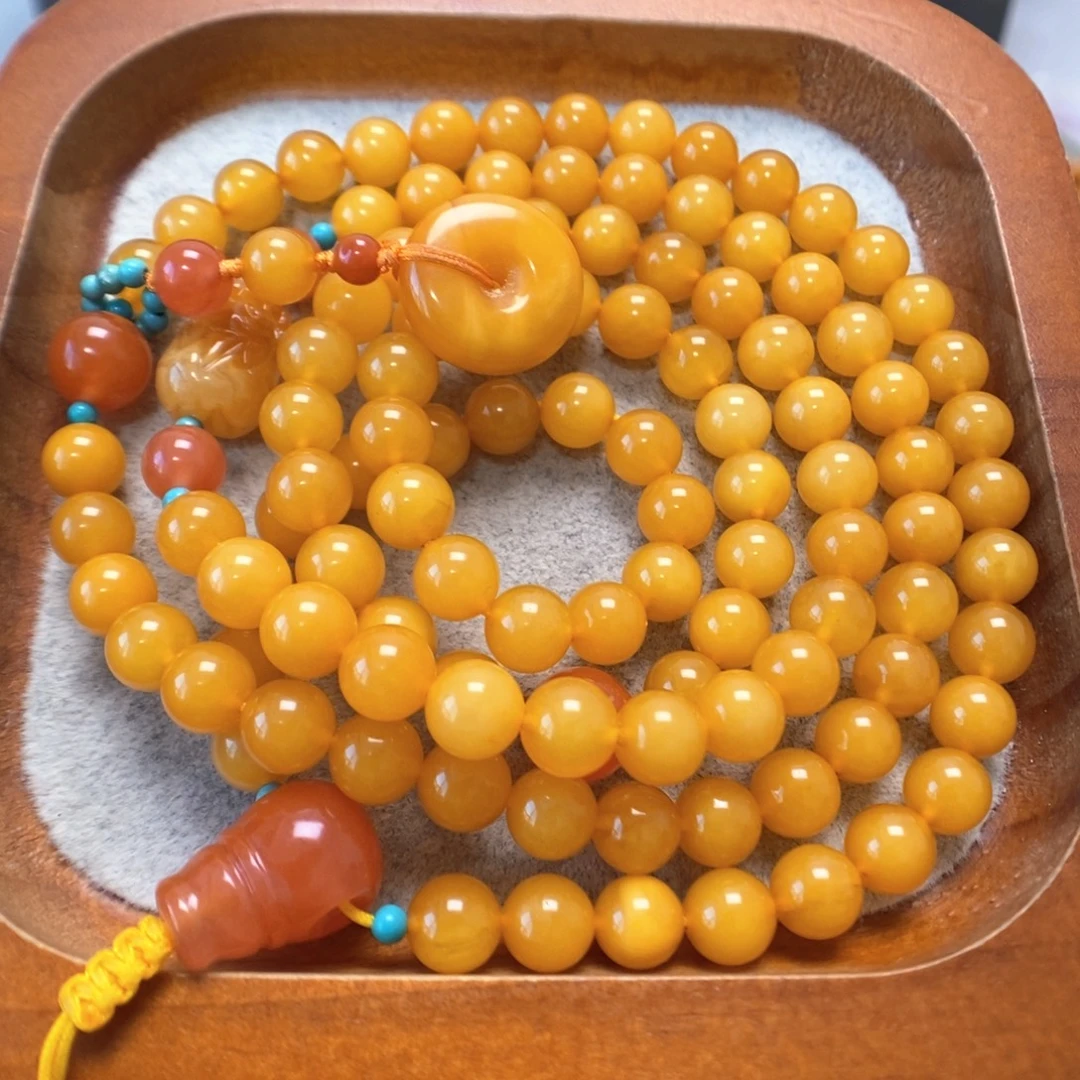 蜜蜡未镶嵌手链蜜蜡