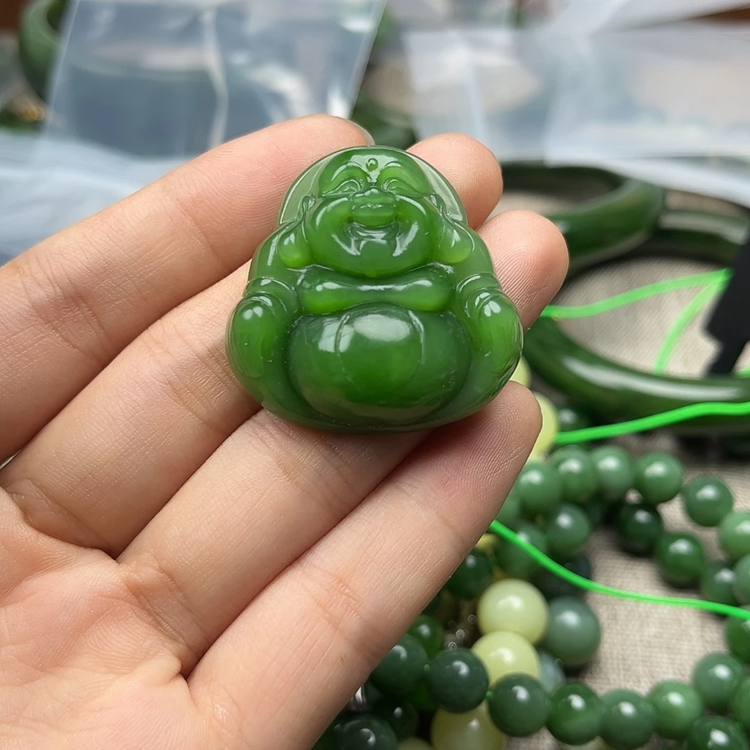 和田玉（碧玉）未镶嵌颈饰