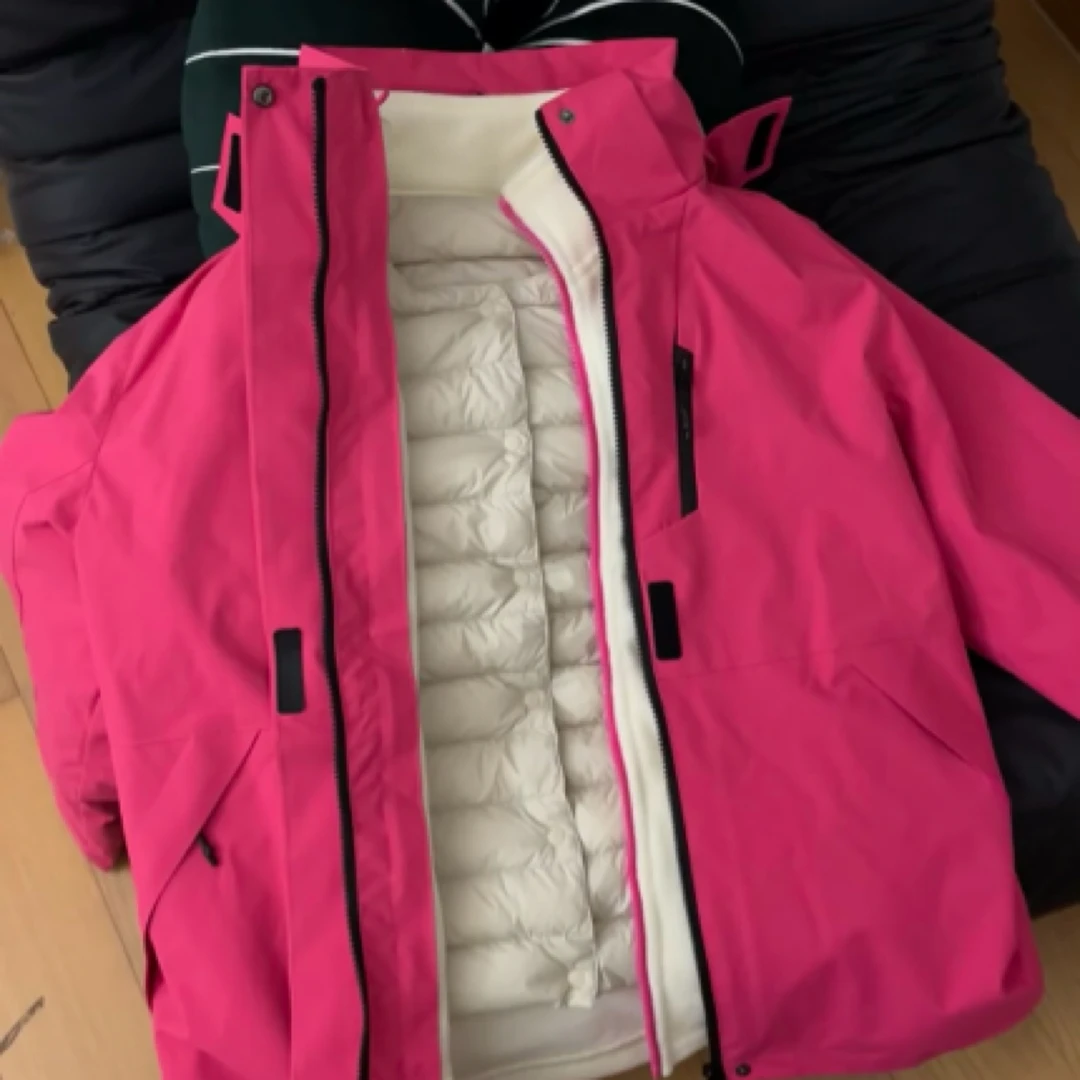 H(俩件套)三合一户外情侣加厚保暖外套