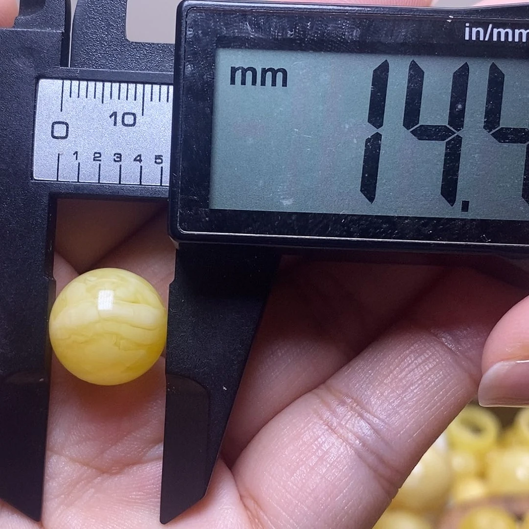 未镶嵌琥珀裸石—****—蜜蜡圆珠