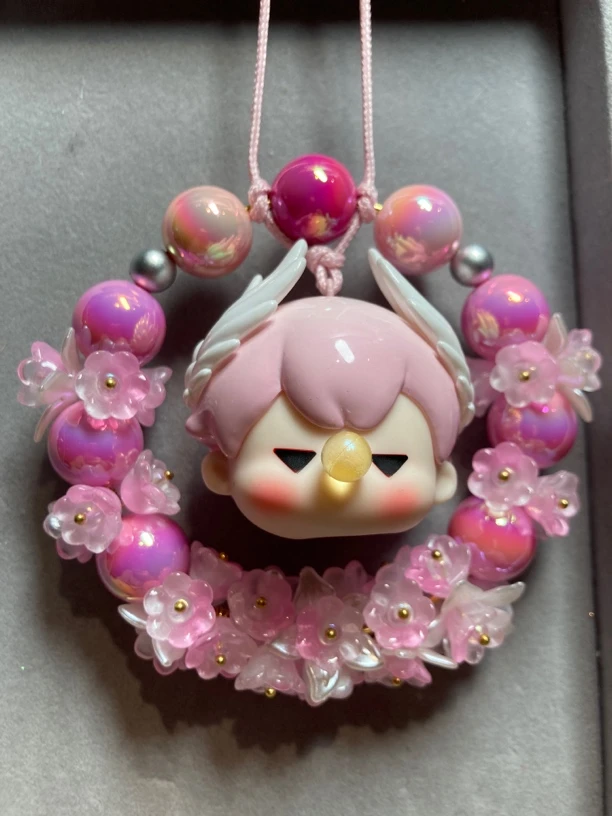 正娃小车挂 可情侣款 可闺蜜款