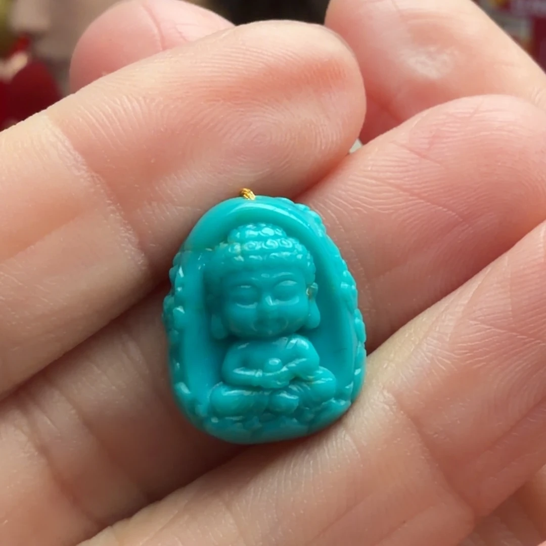 绿松石未镶嵌颈饰