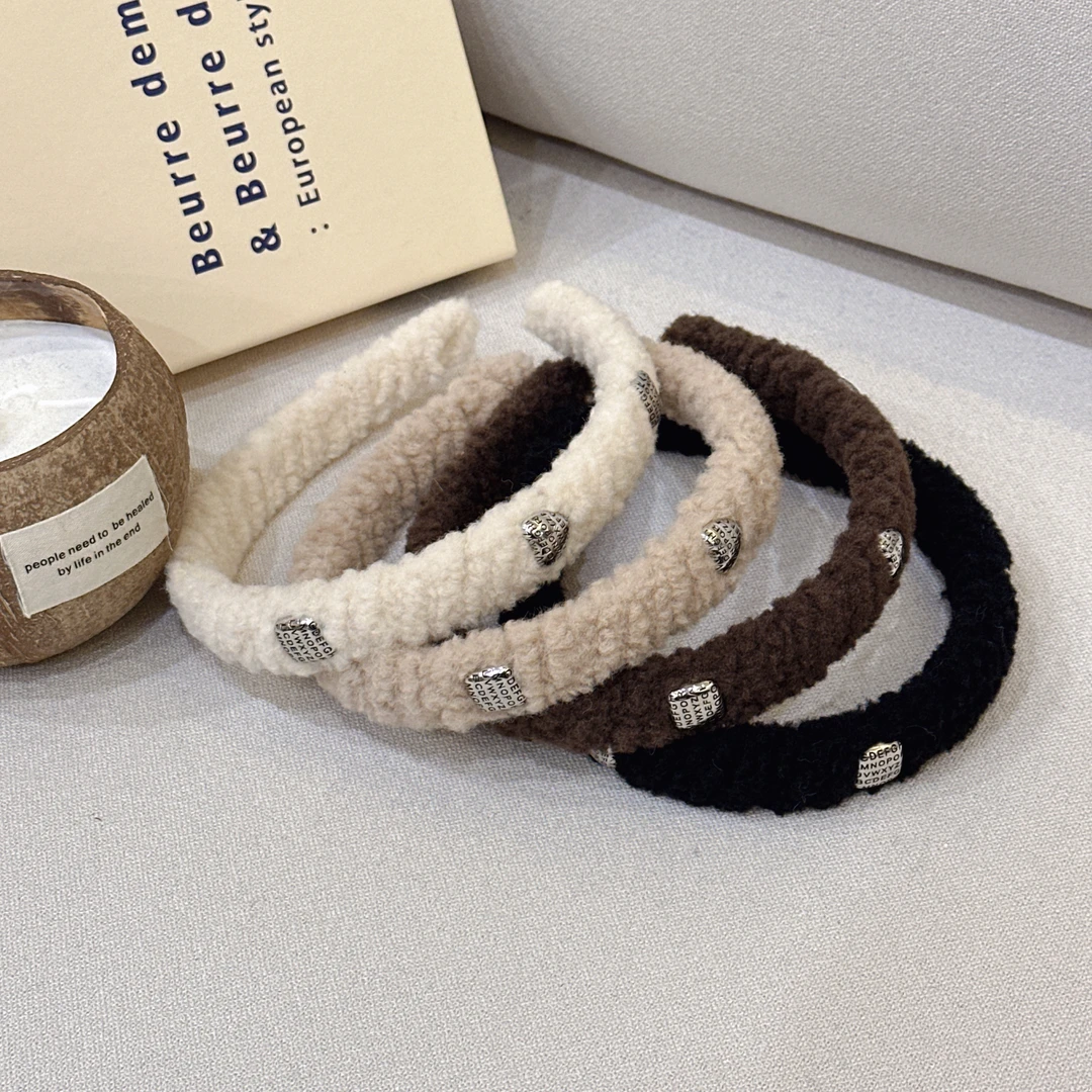 林北鼻-【方糖发箍】韩国原单增高颅顶宽边发箍