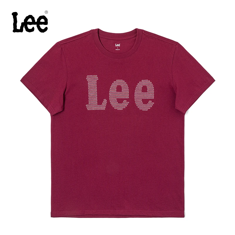 Lee商场同款25早春标准版圆领绣花Logo男短袖T恤LMT0101633RX