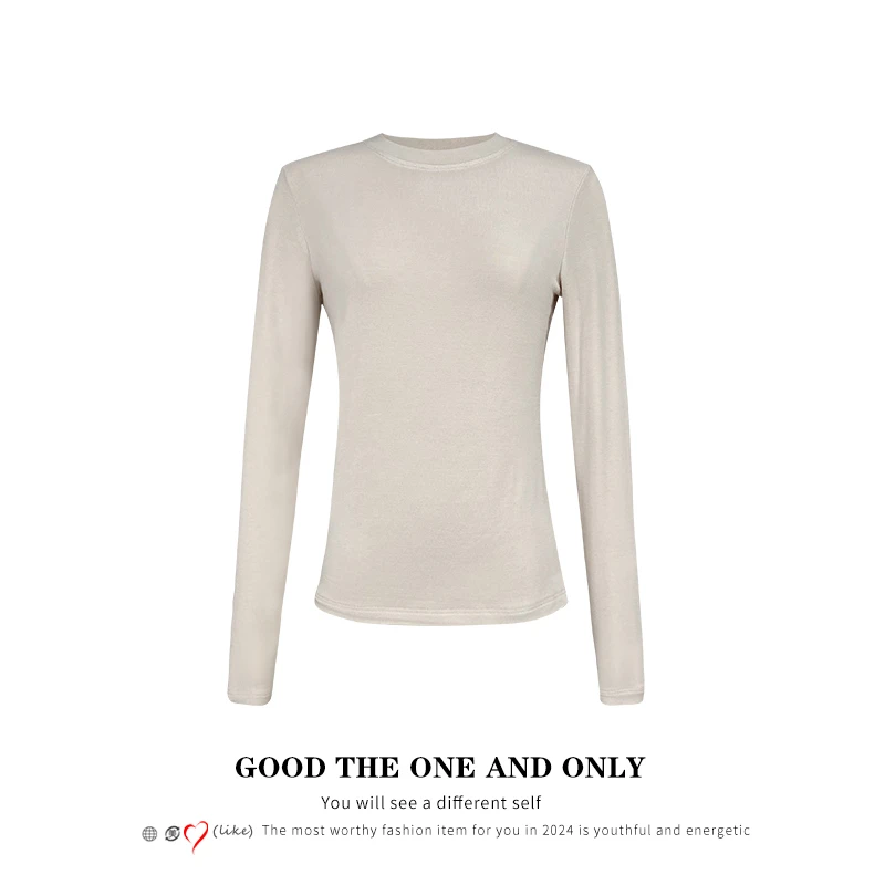 301150【超模长T】韩进口0压亲肤打底衫