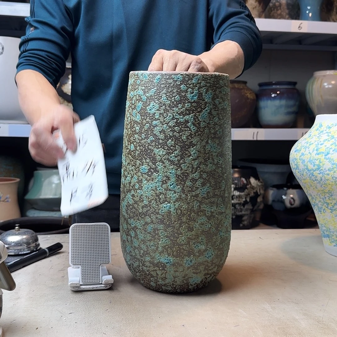 紫砂花盆尺寸15@34