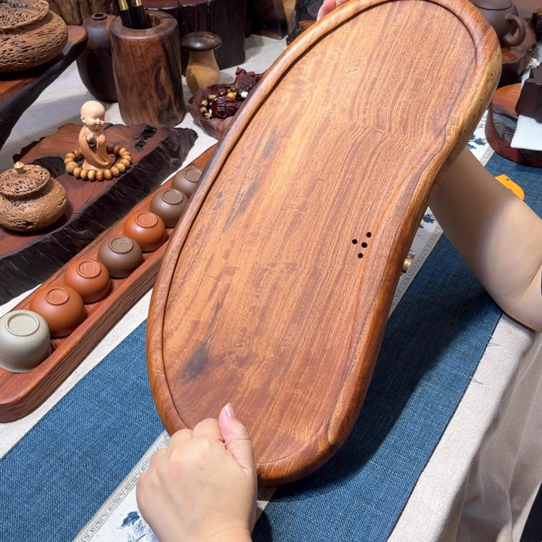 缅甸花梨随行湿泡茶盘