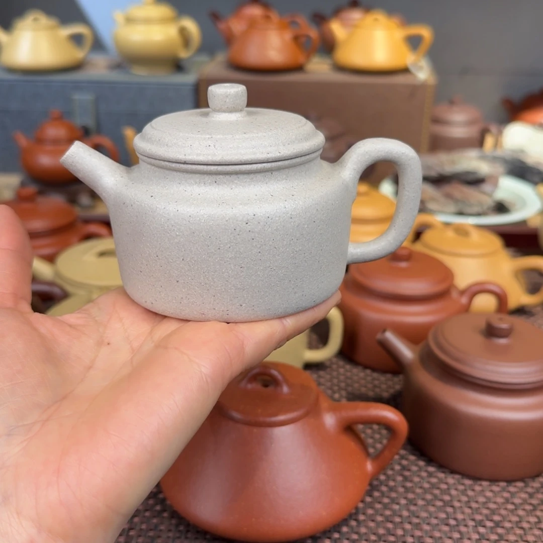 段泥茶壶白玉段预售200毫升