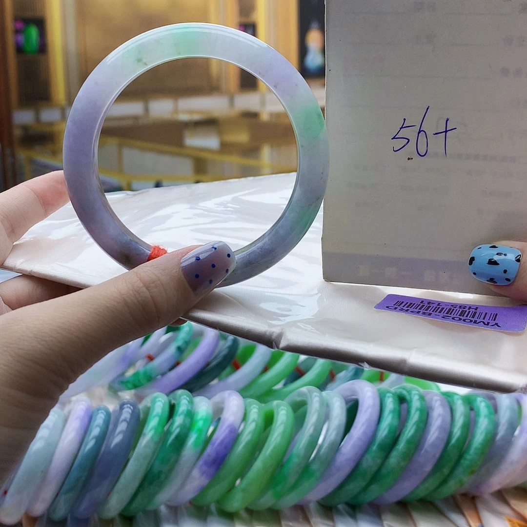 翡翠未镶嵌手镯vh