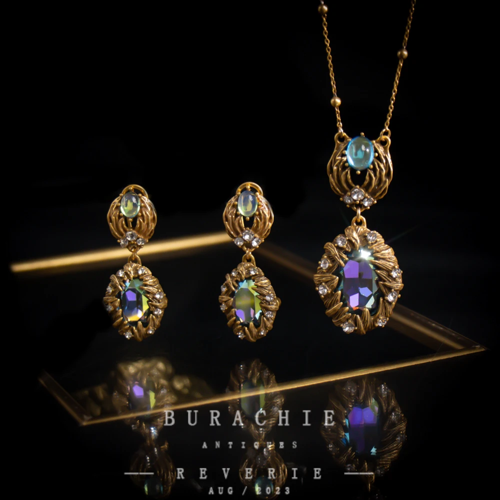 铜合金仿水晶耳饰 【2475】周年珍藏英｜经典原标克拉款CrownFrett