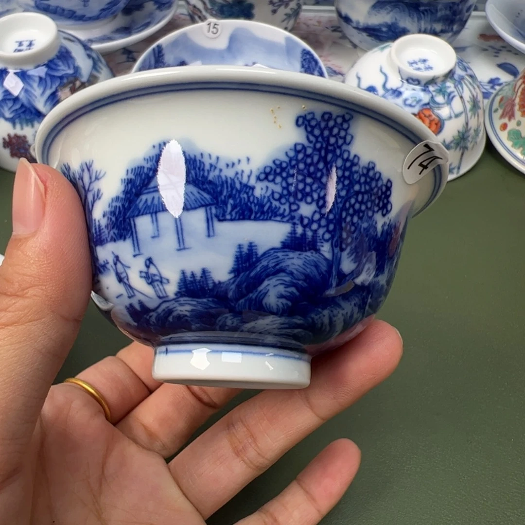 陶瓷景德镇纯手工纯手绘茶具木木74