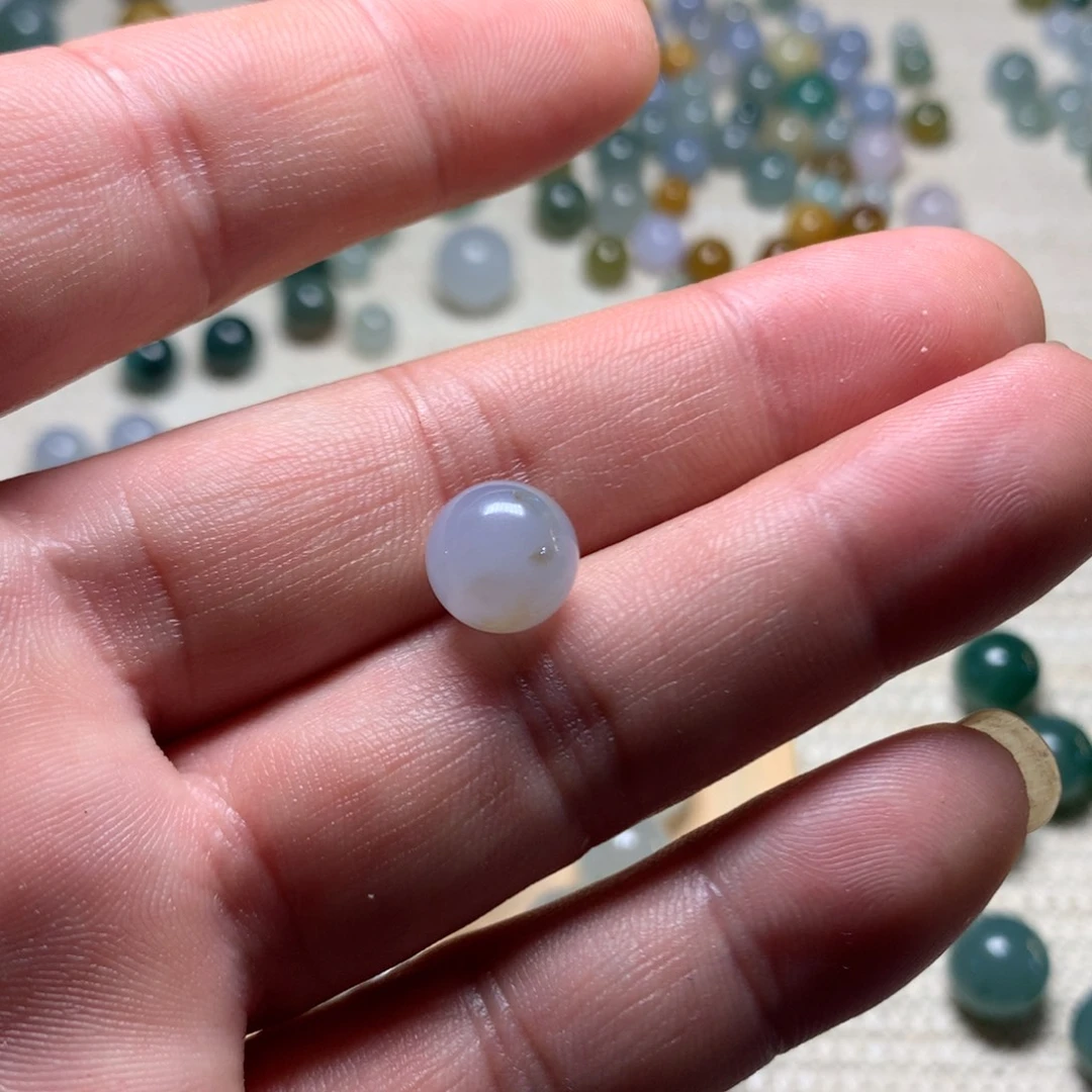 卷***懒翡翠散珠珠子一颗