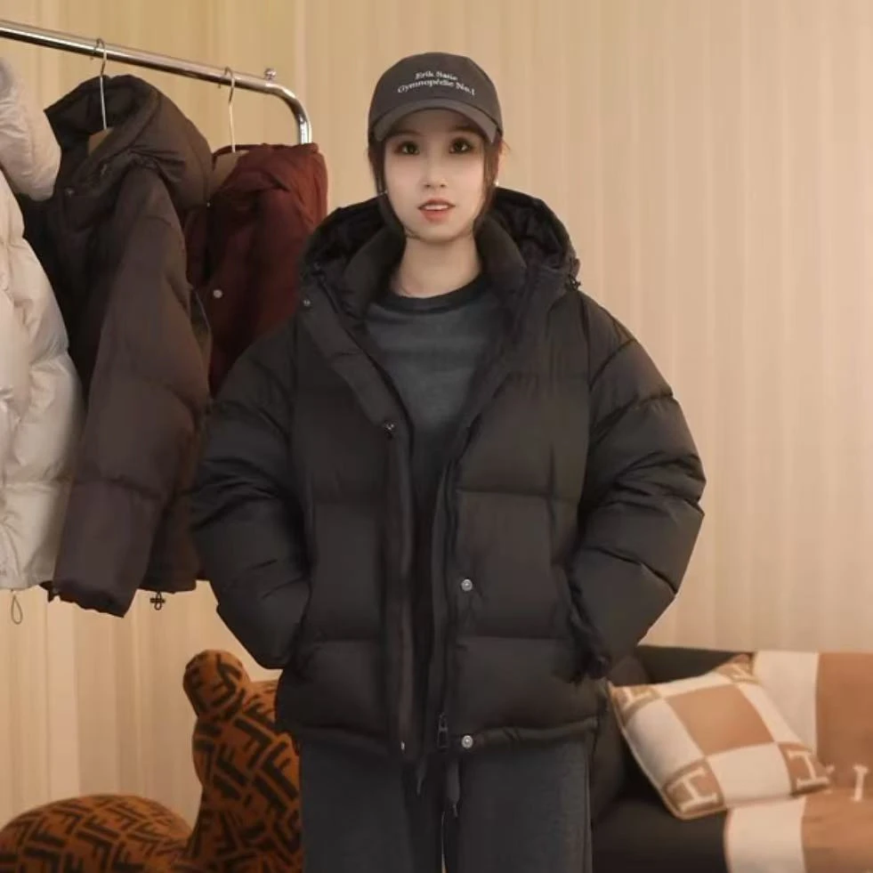 磁吸扣羽绒服连帽面包服（陈）