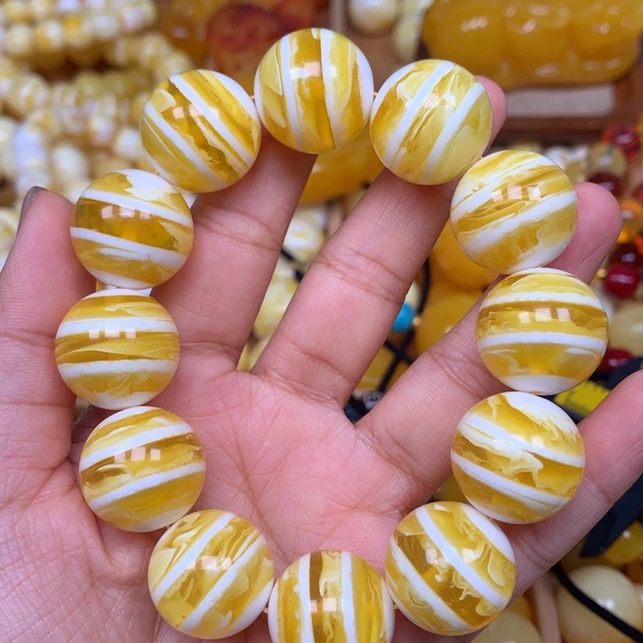 非金属仿琥珀配饰 2580