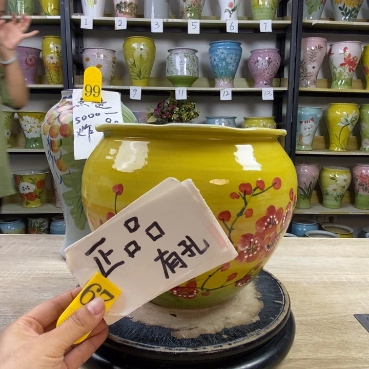 景德镇高温陶瓷花盆