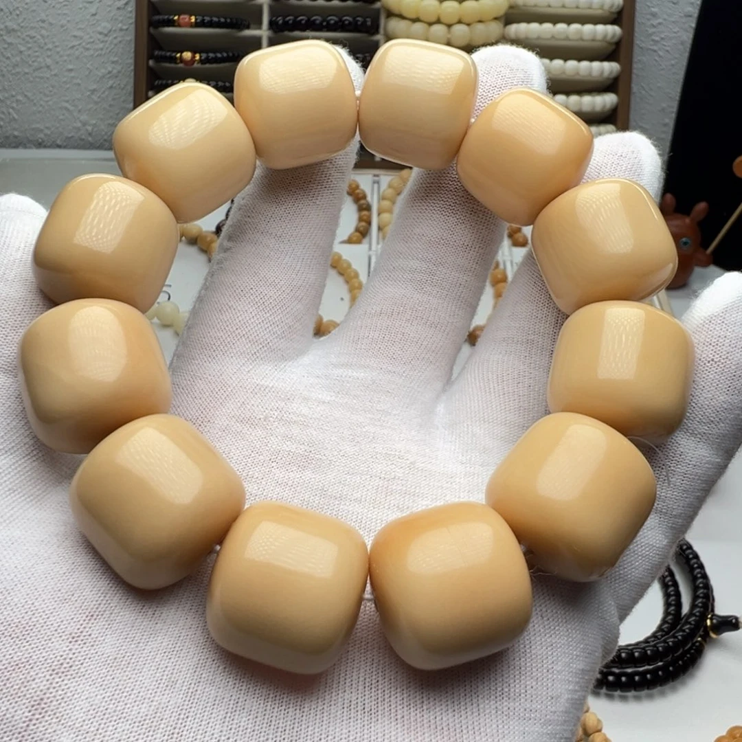 菩提根/象牙果手串卡22天然象牙果原果桶珠风化料S16