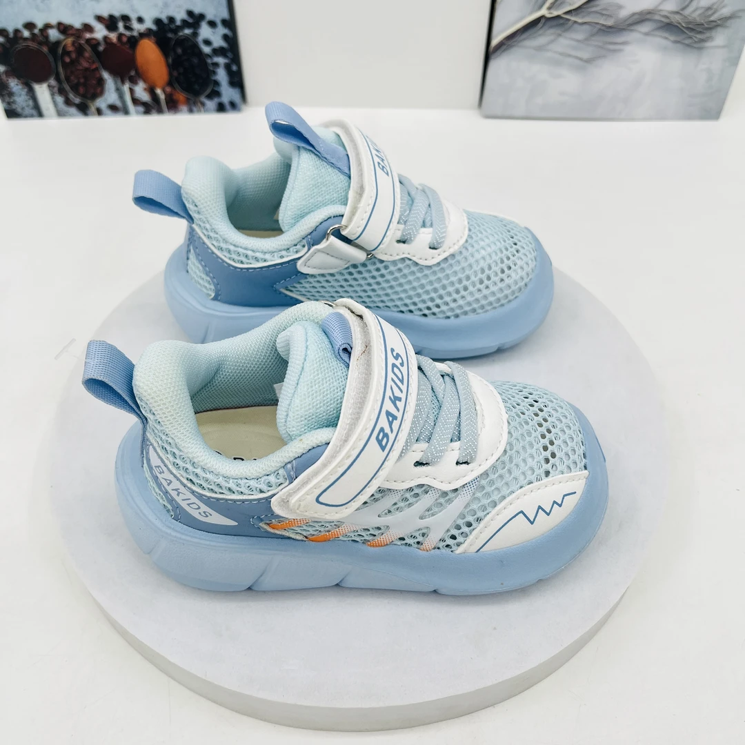 B4区7776夏季儿童透气休闲单网鞋