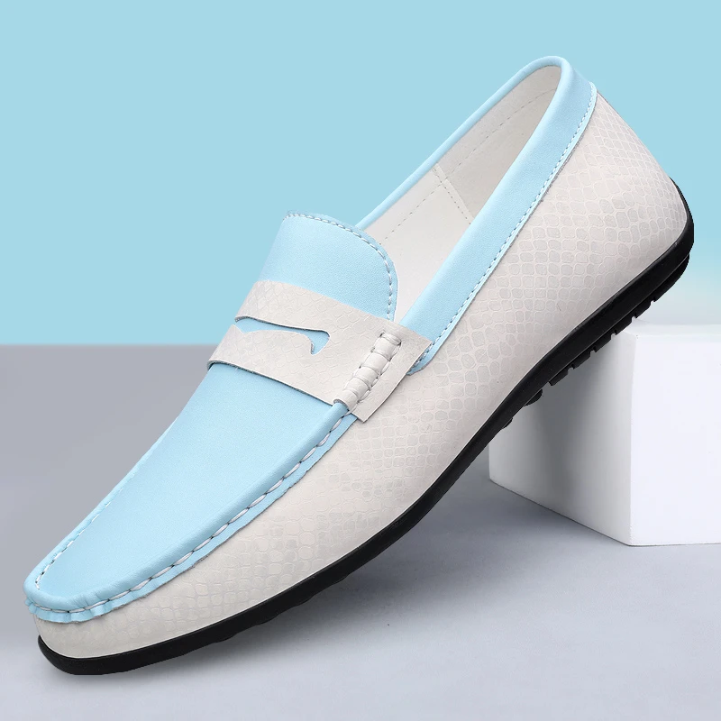 男士皮鞋秋冬鞋子男款软皮软底轻便休闲男鞋英伦风软面百搭驾车鞋