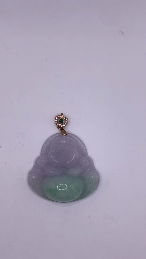 YY30【邂逅翡翠高冰吊坠，冰透绿意，开启浪漫时光】