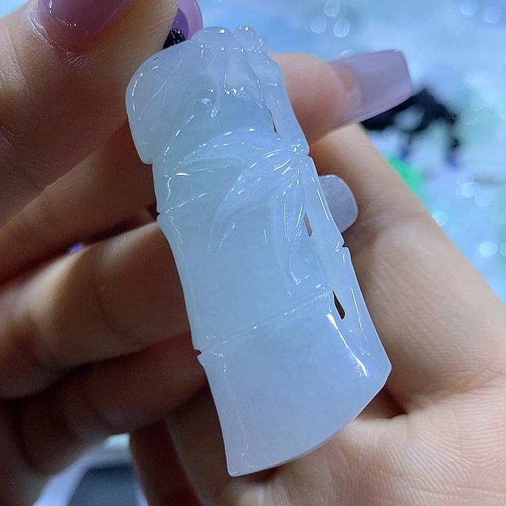 翡翠未镶嵌颈饰天然翡翠A货吊坠