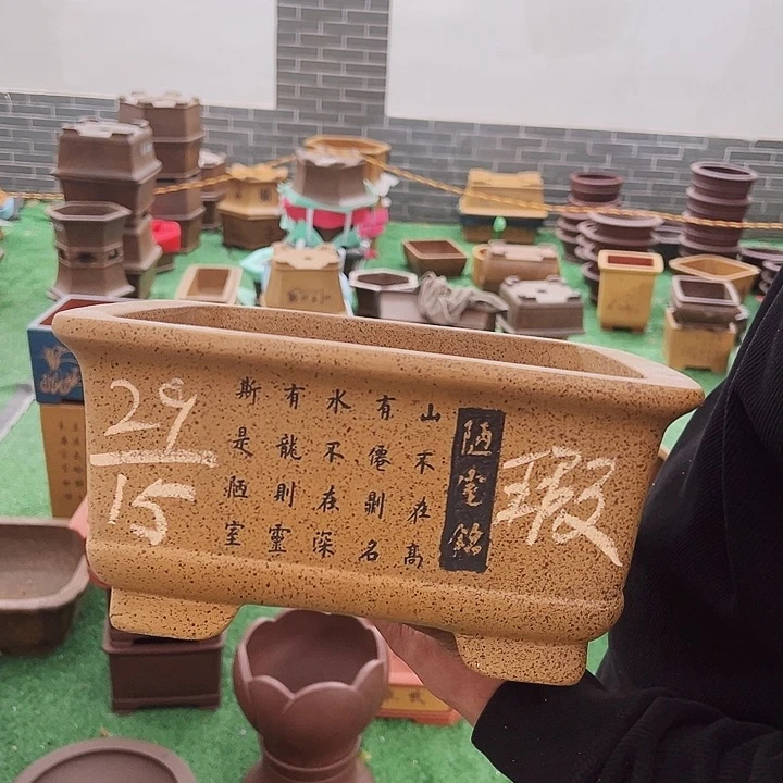 紫砂紫砂花盆花盆