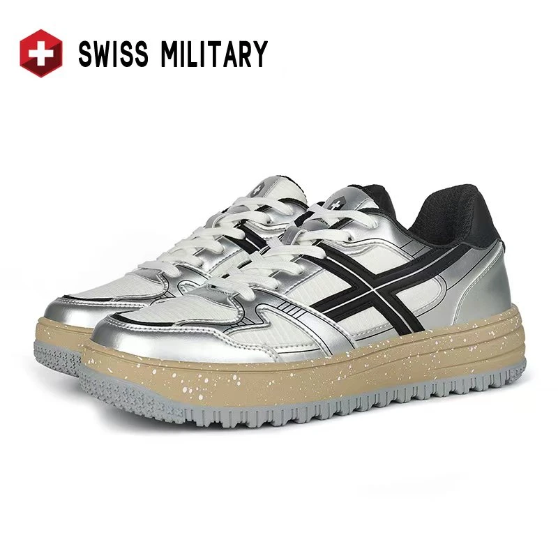SWISS MILITARY出口瑞士夏季男女板鞋透气耐磨休闲鞋百搭舒适潮鞋