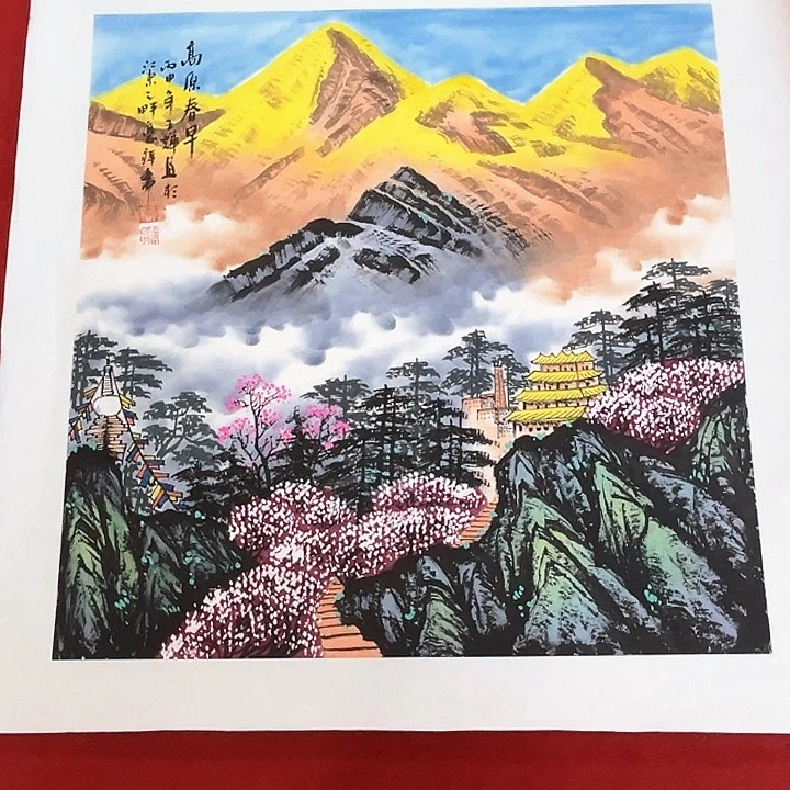 国画手绘国画作品
