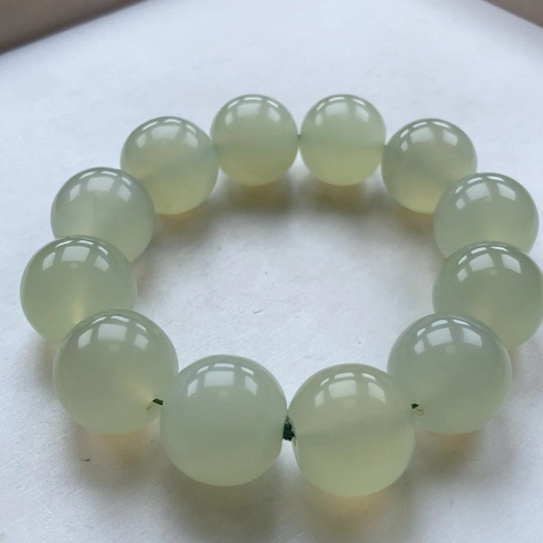 蛇纹石玉未镶嵌手链