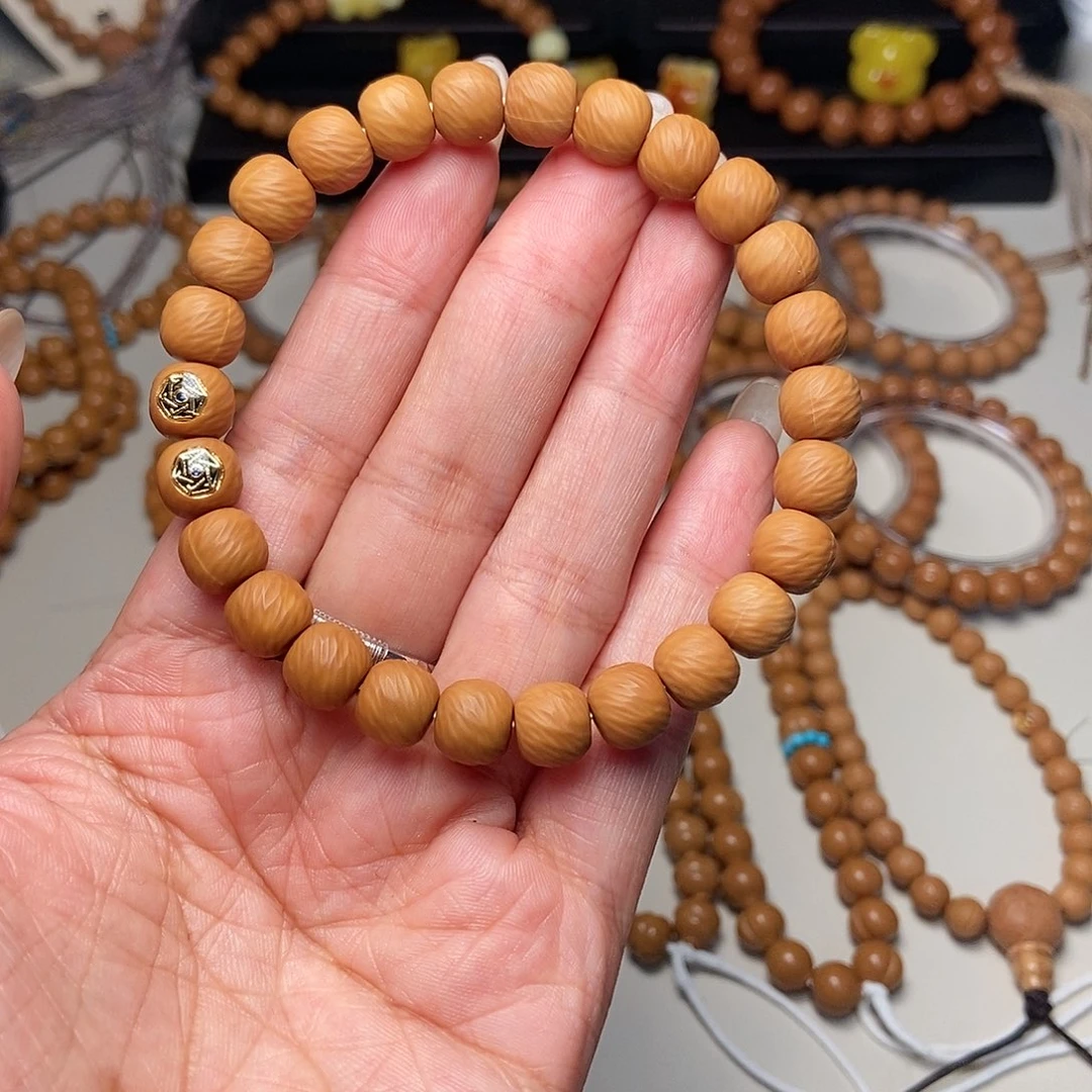 手串猴头核桃全品双标云锦尺寸09左右