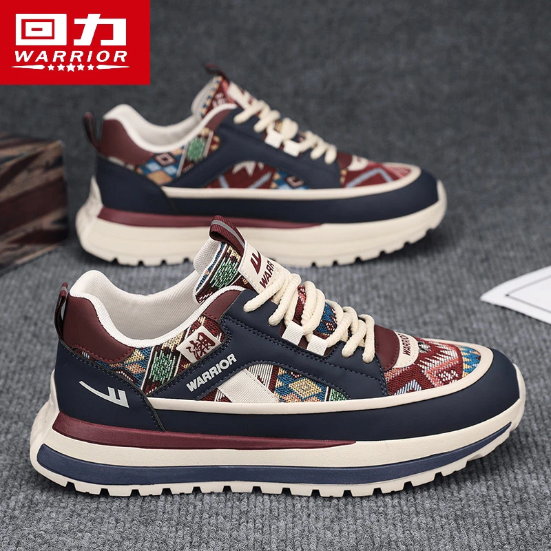 回力男鞋冬季百搭运动防滑耐磨休闲鞋子男款厚底上班工作旅游板鞋