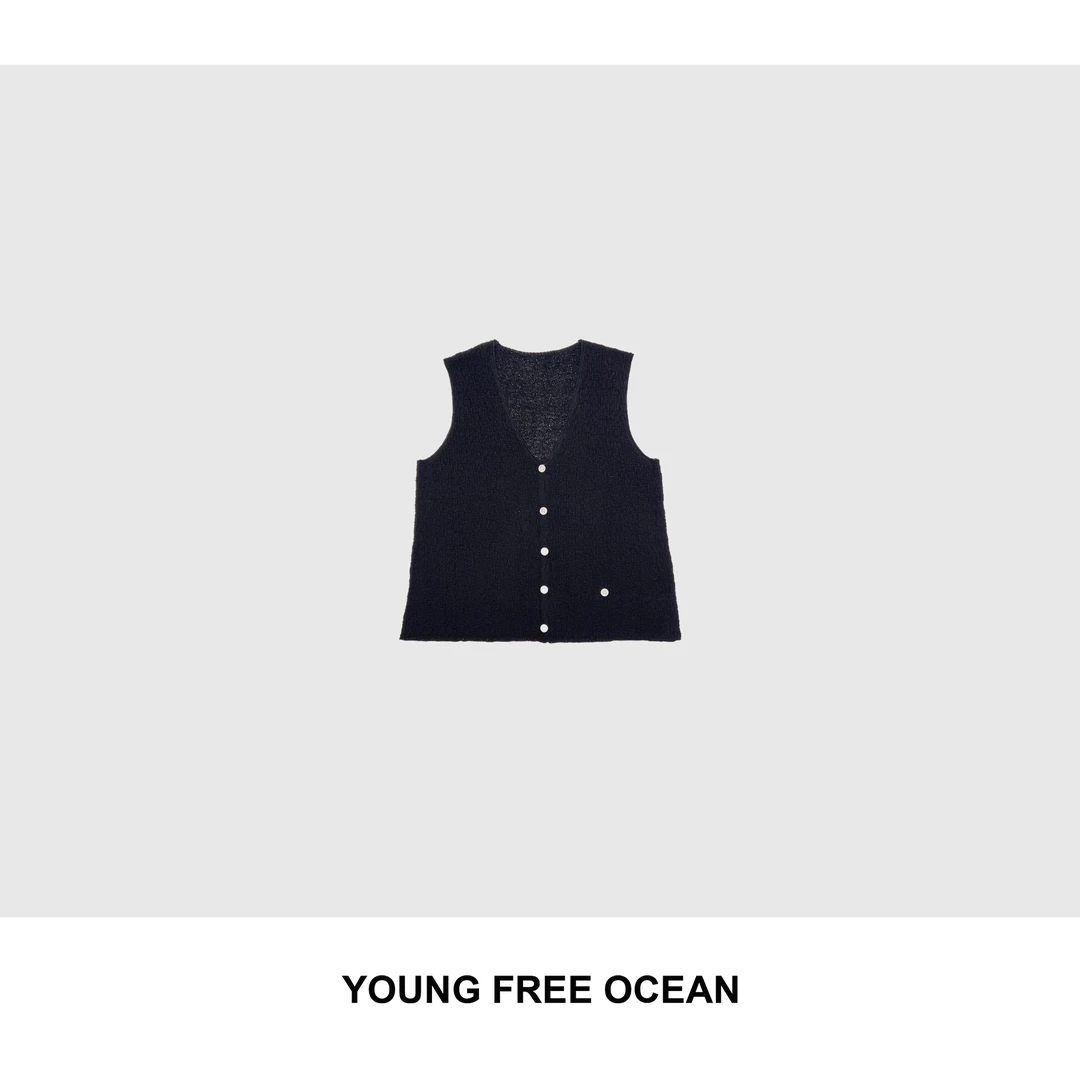YOUNG FREE OCEAN2025夏款 麻纱防晒小背心M1887
