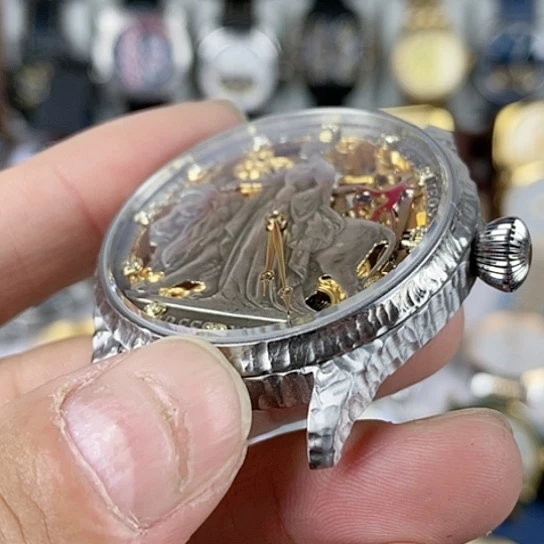 钢金属合金石英机芯